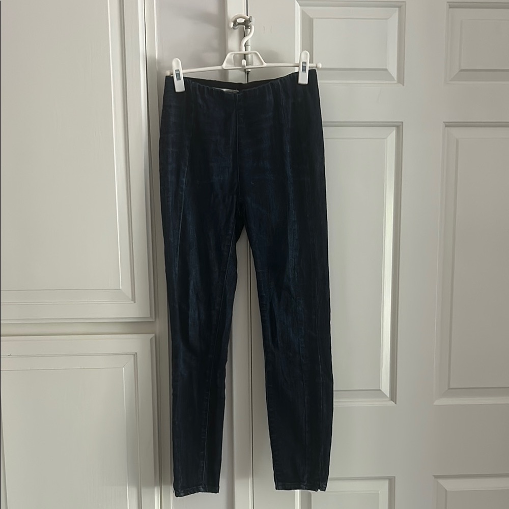 Anthropologie Blue Leggings Sleek Fit
